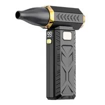 Mini Soprador de Ar Electrico Fan M18 Preto