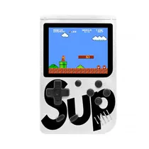 Mini Consola Retro Game Box Sup Plus 400 Em 1 - White