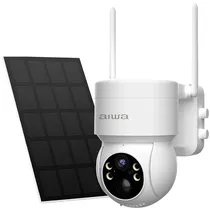 Câmera IP Aiwa AWCTO43 HD com Painel Solar/Wi-Fi - Branca