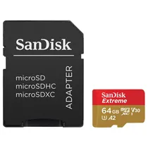 Memória Micro SD Sandisk Extreme 64 GB 170 MB/s SDSQXAH-064G-GN6AA