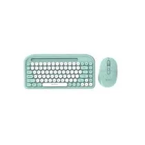 Teclado e Mouse FTX FTXGK01/Wirless/Esp/ Pop Verde