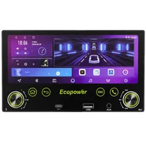 Toca USB Ecopower EP-7002 6.9" Touch/ USB/ Auxiliar/ Bluetooth/ App