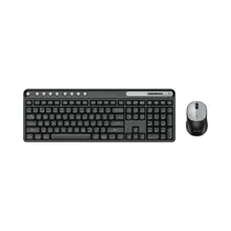 Kit Mouse Y Teclado Luxor LX-TM2817 Black