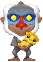 Boneco Rafiki With Simba - Disney - Funko Pop! 301