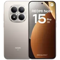 Celular Xiaomi Redmi Note 15 Pro 5G Dual Sim de 512GB/8GB Ram de 6.83″ 200+8MP/20MP – Titanium Color (Global)