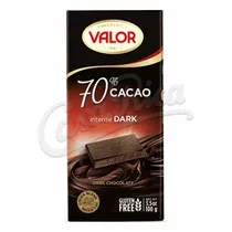 Valor Chocolates Chocolate 70% Cacao Intenso 100G Negro