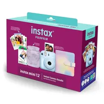 Fujifilm Camara Instax Mini 12 Holiday Bundle Pastel Blue
