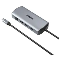 Philips Hub SWR1707/70 USB-C Multiport 7 En 1 Silver