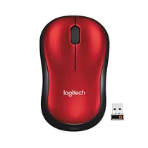 Mouse Wir Logi M185 910-003635 Rojo