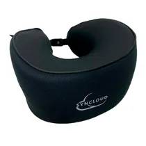 Almofada para Viagem Syncloud Massage Pillow Black