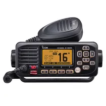 Rádio Amador Icom IC-M220 - 16 Canais - VHF - Transceptor Marinho - Preto
