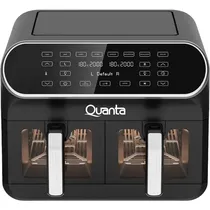 Quanta Freidora Airfry QTAFS80 Dual 4+4L/2400W/220V 60HZ Negro