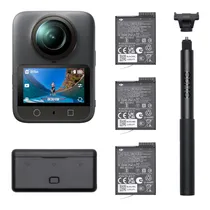 Câmera de Ação Dji Osmo 360 Adventure Combo - 120MP - 8K - À Prova D'Água - Preto