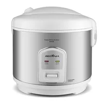 Panela Elétrica para Arroz Briania BPA5BI - 400W - 1.5L - 220V/60HZ - Prata/Branco
