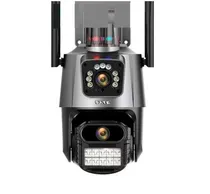 Camara IP Sate A-CAM8006D 6MP 2CAM Negro Outdoor