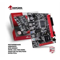 Placa Mãe 1155 Keepdata B75-KDGNV Giga/Nvme/DDR3/HDMI