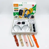 Okpu Kit D-P9 Silver Series 10 Smartwatch + Parlante + Auricular