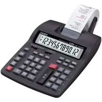Calculadora com Impressão Casio HR-150RC 12 Dígitos Bivolt - Preto