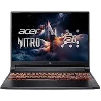 Notebook Acer Nitro V ANV16-42-R309 RYZEN5-240U/ 16GB/ 512 SSD/ 16" Wuxga 180HZ/ RTX5050 8GB/ W11 Preto N