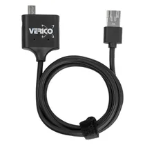 Cabo Verico VC05 - USB/Micro USB - 4 Em 1 - Preto