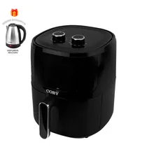 Fritadeira Elétrica Air Fryer Coby Ventana Family Home - 1500W - 5L - com Jarra Elétrica Coby - 110V/60HZ - Preto