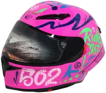 Capacete para Moto LV Cool Helmets P7 -Tamanho M (57-58) Graffiti