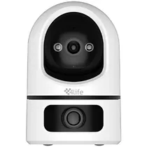 Câmera IP 4LIFE Trakduo FLU25X 3.5K com Wi-Fi - Branca