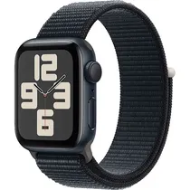 Apple Watch Series Se 2 44MM MXEP3LL/A GPS - Caixa de Aluminio Midnight / Sport Loop