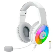 Headset Gamer Redragon H350W-RGB Pandora RGB / com Fio - Branco