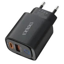 Carregador Satellite A-CC1204 USB-A/USB-C - Preto