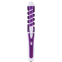 Modelador de Cachos Professional Hair Curler NHC-5300 / 19MM - Branco/Roxo