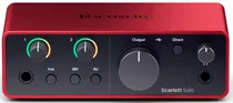 Scarlett Solo 4ª Geração Focusrite – Interface de Áudio