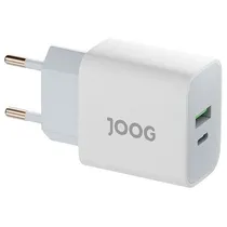 Carregador de Parede Joog PD30W-JG 2 Saida 30W USB-A/USB-C Anatel PYL