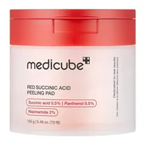 Almofadas Tônicas Medicube Red Succinic Acid Peeling Pad 70 Unidades