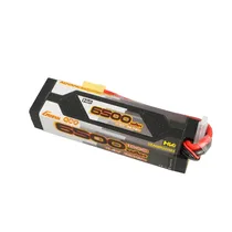 Gens Ace 11.4V 6500MAH 100C Advanced Hardcase Lipo 60# EC5 Plug
