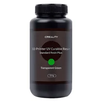 Resina Creality Standard LCD Plus 500G para Impressora 3D - Transparente Verde