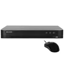 CCTV de Vigilância DVR Hikvision IDS-7204HQHI-M1/ XT Turbo HD Pro 7200S 4CH / HDMI / VGA / USB / Lan - Preto + Mouse