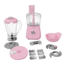 Multiprocessador de Alimentos Britânia BMP1100RS - 1000W - 2.2L - 1.25L - 220V 50/60HZ - Rosa