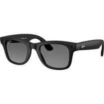 Óculos de Sol Smart Ray-Ban Meta Wayfarer (Gen 2) RW4012 Polarizado - Matte Black/Graphite (64495)