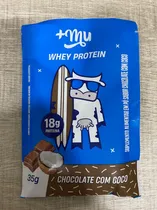 +Mu Whey Protein Chocolate com Coco 35G Plastico Azul