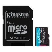 Cartao Microsd 64GB Kingston 200MB/s SDCG4/64GB SDCG4/64GB Canvas Go Plus