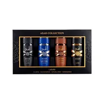 Set Lattafa Asad Collection 4 Perfumes de 25ML Masculino Edp