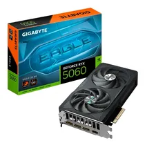 Placa de Vídeo RTX5060 8GB Gigabyte Eagle Oc Windforce GDDR7 GV-N5060EAGLE OC-8GD