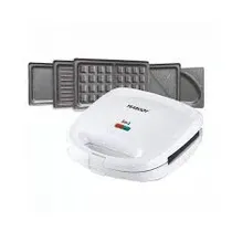 Peabody Sandwichera PE-SW6141 Y Waflera 5EN1 700W 220V