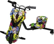 Triciclo Elétrico Hye - TR02 8.5" Drift Car Yellow Grafiti