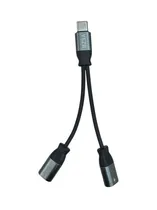 Adaptador Auxiliar VZ-013 (2IN1) Usbc/3.5MM Vezr