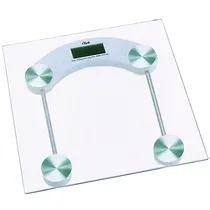 Balança Digital para Peso Corporal Krab KBBDS180 Até 180 KG - Transparente/Branca