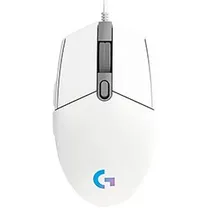 Mouse Gamer Logitech G203 Lightsync USB / RGB - Branco (910-005794)