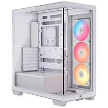 Gabinete Gamer Corsair 3500 Series CC-9011323-WW Mid Tower / 3 Cooler / Argb - Branco