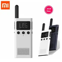 Xiaomi 1 s Inteligente Handheld Interphone Rádio Em Dois Sentidos Walkie Talkie Transceptor FM Recep